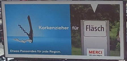 Migros Kampagne falsch - Korkenzieher